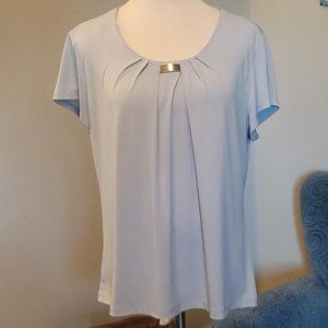 Size XL Light Blue Blouse